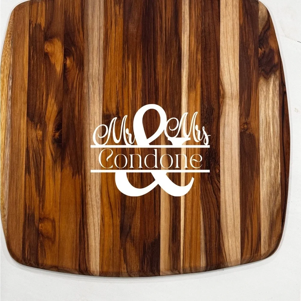 CUSTOM ENGRAVED ACADIA CUTTING BOARD